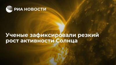 Ученые зафиксировали резкий рост активности Солнца - ria.ru - Москва