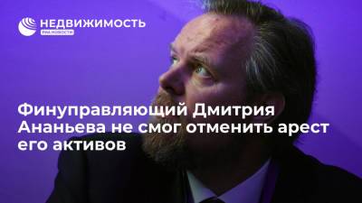 Дмитрий Ананьев - Алексей Ананьев - Финуправляющий Дмитрия Ананьева не смог отменить арест его активов - realty.ria.ru - Москва - Голландия