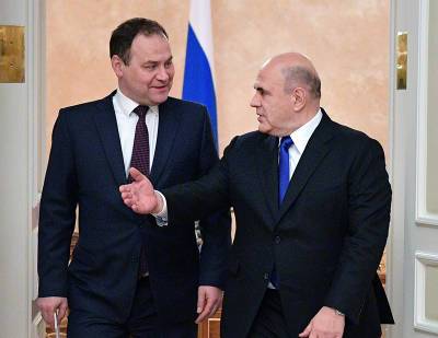 Михаил Мишустин - Роман Головченко - Премьер-министры России и Белоруссии провели переговоры - tvc.ru - Минск