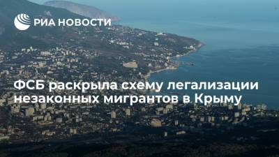 ФСБ раскрыла схему легализации незаконных мигрантов в Крыму - ria.ru - Крым - Симферополь - Севастополь