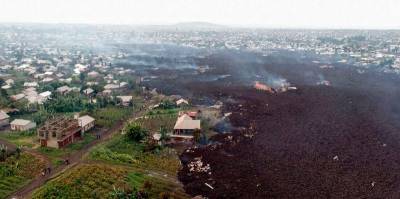 Извержение вулкана Ньирагонго в Демократической республике Конго - местная жительница рассказала, как потеряла мужа в огне - ТЕЛЕГРАФ - telegraf.com.ua - Конго - Руанда - Гома