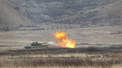 Танкисты ЧФ уничтожили "вражескую" бронетехнику в Крыму - crimea.ria.ru - Крым - Симферополь