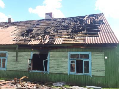 Тушил пожар, но получил ожоги. В Островце горел дом - grodnonews.by