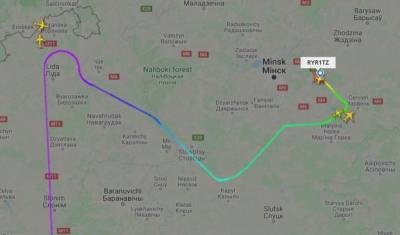 Показали трех людей, которые были на самолете Ryanair, но сошли в Минске - geo-politica.info - Вильнюс - Минск