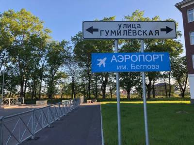 В Пушкине появился ироничный «аэропорт имени Беглова» - abnews.ru