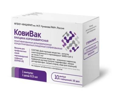 Сергей Дмитриев - Первая партия вакцины "КовиВак" поступила в Томскую область - interfax-russia.ru - Томск - Томская обл.