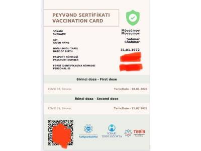 Как получить COVID-паспорт в Азербайджане – Госагентство по ОМС - trend.az - Азербайджан