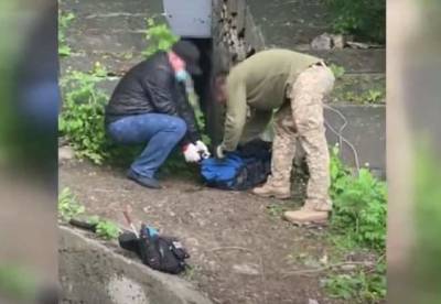 В центре Киева обнаружен тайник с гранатометом, взрывчаткой и боеприпасами - actualnews.org - Киев - район Печерский