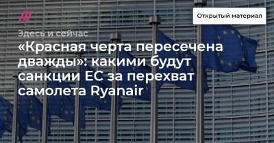 «Красная черта пересечена дважды»: какими будут санкции ЕС за перехват самолета Ryanair - tvrain.ru - Иран