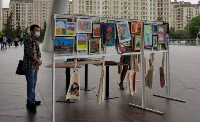 В Баку открылась арт-ярмарка проекта AXIN (ФОТО) - trend.az