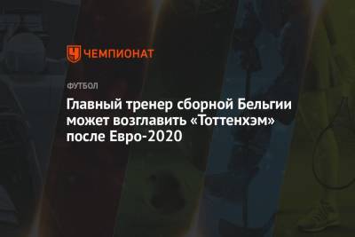 Роберто Мартинес - Грэм Поттер - Ральф Рангник - Главный тренер сборной Бельгии может возглавить «Тоттенхэм» после Евро-2020 - championat.com - Бельгия - с. 2016 Года