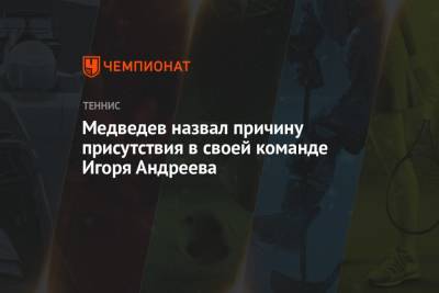 Даниил Медведев - Медведев назвал причину присутствия в своей команде Игоря Андреева - championat.com