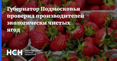 Андрей Воробьев - Губернатор Подмосковья проверил производителей экологически чистых ягод - nsn.fm - Московская обл.