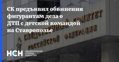 СК предъявил обвинения фигурантам дела о ДТП с детской командой на Ставрополье - nsn.fm - Ставрополье - территория Рф