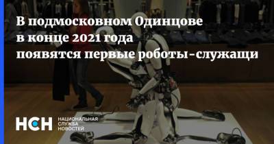 В подмосковном Одинцове в конце 2021 года появятся первые роботы-служащие - nsn.fm - Москва