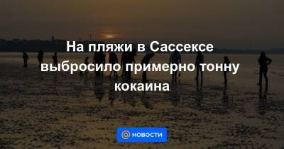 На пляжи в Сассексе выбросило примерно тонну кокаина - news.mail.ru