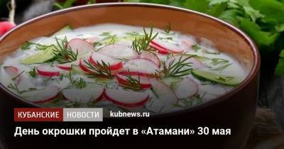 День окрошки пройдет в «Атамани» 30 мая - kubnews.ru - Краснодарский край - Темрюк