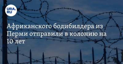 Африканского бодибилдера из Перми отправили в колонию на 10 лет. Видео - ura.news - Пермь - Пермский край - Марокко