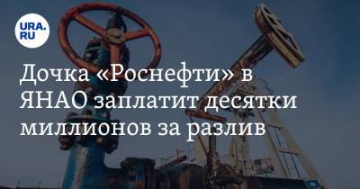 Дочка «Роснефти» в ЯНАО заплатит десятки миллионов за разлив - ura.news - окр. Янао