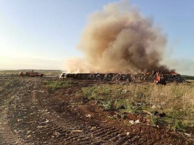 Под Уфой горит мусорный полигон - ufacitynews.ru - Башкирия - Уфа