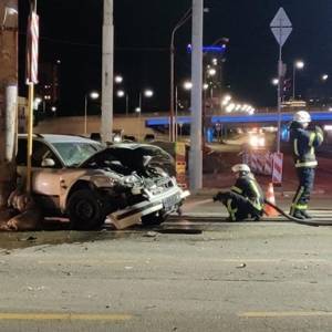 В Киеве в ДТП попали четыре автомобиля: есть пострадавшие. Фото - reporter-ua.com - Киев