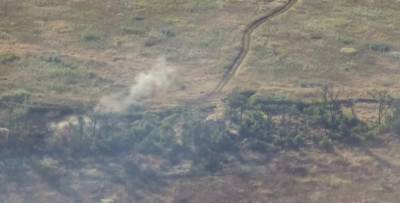 Украинские военные дали отпор боевикам на Донбассе, видео - ТЕЛЕГРАФ - telegraf.com.ua - Донбасс - Обстрелы