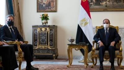 Самехом Шукри - Энтони Блинкен - Блинкен: США и Египет будут вместе работать над укреплением перемирия в Газе - golos-ameriki.ru - Египет - Амман