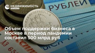 Владимир Ефимов - Объем поддержки бизнеса в Москве в период пандемии составил 500 млрд руб - realty.ria.ru - Москва