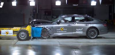 Седан Genesis G80 нового поколения получил высшую оценку по безопасности - avtonovostidnya.ru