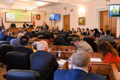 Алексей Островский - Губернатор выступил с ежегодным отчетом перед депутатами Смоленский областной Думы - rabochy-put.ru - Смоленск