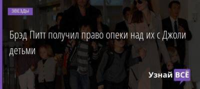 Анджелина Джоли - Брэд Питт - Брэд Питт получил право опеки над их с Джоли детьми - skuke.net