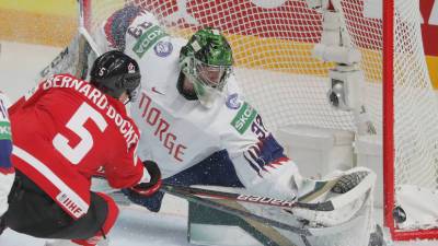 Эндрю Манджапан - Сборная Канады по хоккею впервые победила на ЧМ-2021 - russian.rt.com - Норвегия - Канада - Рига