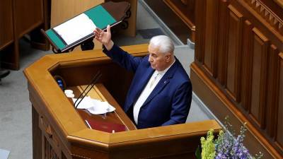 Леонид Кравчук - Кравчук объявил о переносе переговоров по Донбассу из Минска - iz.ru - Москва - Киев - Минск - Донбасс