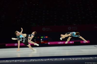В Баку стартовал первый день 16-го чемпионата мира по аэробной гимнастике (ФОТО) - trend.az - Азербайджан