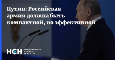 Владимир Путин - Путин: Российская армия должна быть компактной, но эффективной - nsn.fm