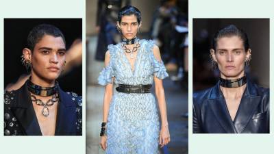 Елизавета II - Ii (Ii) - Берем пример с моделей Alexander McQueen и украшаем уши сразу несколькими серьгами-каффами - skuke.net