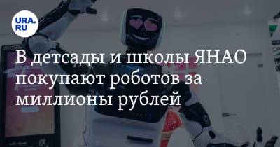 В детсады и школы ЯНАО покупают роботов за миллионы рублей. «Красивая игрушка» - ura.news - окр. Янао