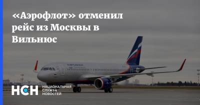 Роман Протасевич - «Аэрофлот» отменил рейс из Москвы в Вильнюс - nsn.fm - Москва - Литва - Вильнюс - Минск