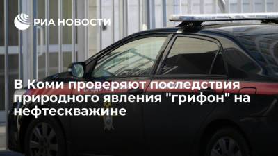 В Коми проверяют последствия природного явления "грифон" на нефтескважине - ria.ru - Россия - Санкт-Петербург - респ. Коми - Усинск