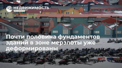 Александр Козлов - Почти половина фундаментов зданий в зоне мерзлоты уже деформированы - realty.ria.ru - Санкт-Петербург