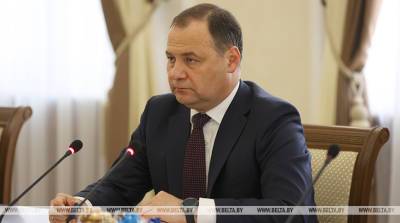 Аскар Мамин - Роман Головченко - Головченко: наметилась тенденция роста взаимной торговли между Беларусью и Казахстаном - belta.by