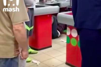 Россиянин "под кайфом" устроил дебош в магазине и умер под кассой - rupor.info - Московская обл.