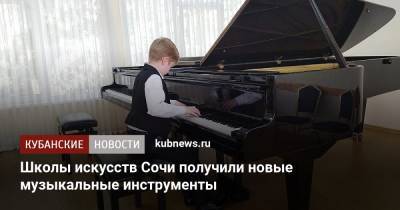 Школы искусств Сочи получили новые музыкальные инструменты - kubnews.ru - Сочи - Краснодарский край - Кубань