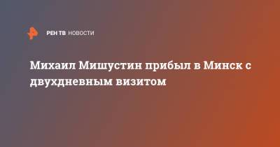 Михаил Мишустин - Роман Головченко - Михаил Мишустин прибыл в Минск с двухдневным визитом - ren.tv - Минск
