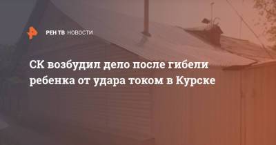 СК возбудил дело после гибели ребенка от удара током в Курске - ren.tv - Курск