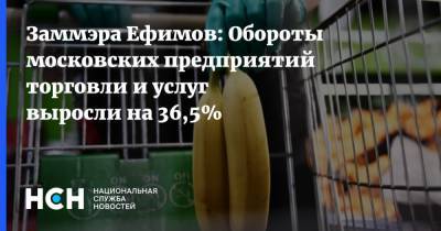 Владимир Ефимов - Заммэра Ефимов: Обороты московских предприятий торговли и услуг выросли на 36,5% - nsn.fm - Москва