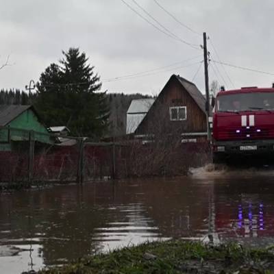 Сотни участков и более десятка домов подтоплены из-за паводка в Красноярском крае - radiomayak.ru - Красноярский край - Кызыл - Интерфакс