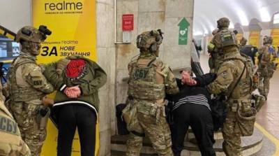 СБУ провела антитеррористические учения в киевском метрополитене - ru.slovoidilo.ua - Киев - Гсчс