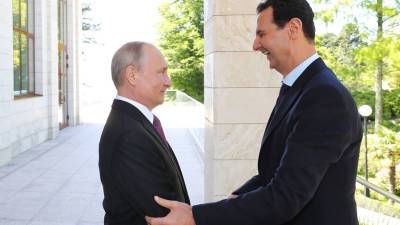 Владимир Путин - Дмитрий Песков - Башар Асад - Путин поздравил Асада с победой на выборах президента Сирии - gazeta.ru - Сирия