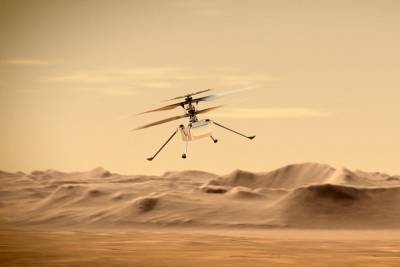 Марсианский вертолет пережил сбой во время шестого полета - techno.bigmir.net